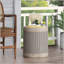 Table d'appoint d'extérieur en béton léger au design polyvalent et durable