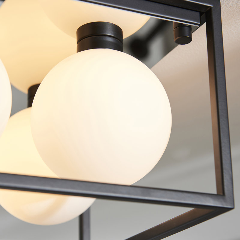 Rudin Glass Flush Mount