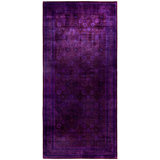 Overdyed One-of-a-Kind 8' 1" X 17' 4" Hand Knotted Area Rug