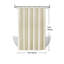 Linen Fabric Shower Curtain Heavy Duty, Waterproof-328971650