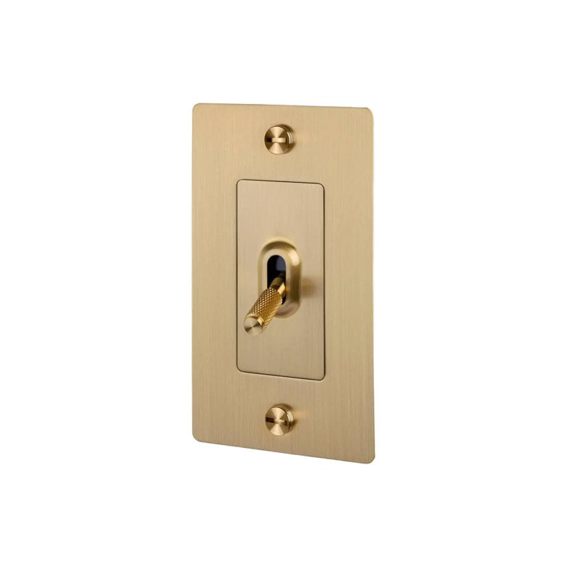 1G Toggle Switch / Non-Logo, Brass
