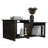 Espresso Coffee Table With Lower Open Shelf