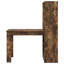 Desk With Shelf 122 X 67 X 145 Cm Engineered Wood-1110130252