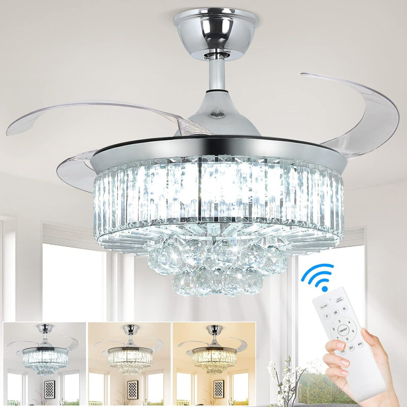 Ventilateur de plafond 42 po avec lumières DEL Thoryn
