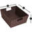 Sorbus Stackable Wicker Tote Woven Basket with Handles 3 Pack-2073081610
