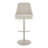 Studded Marcel Adjustable Barstool With Rounded T Footrest - Set Of  2-109578078-121973130