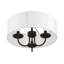 Plafonnier semi-encastré 3 lumières Lampert-2081228515