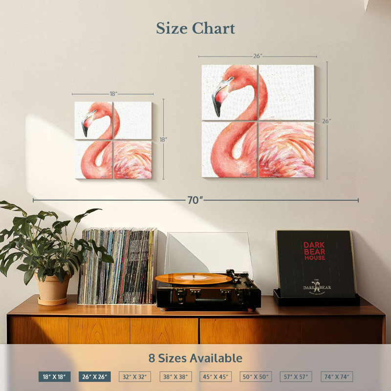 Ronce gracieusement rose III, H 26 po x l 26 po