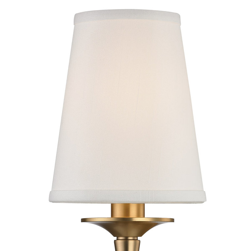 Islip 1 Light Armed Sconce, Aged Brass