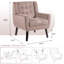 Jaqueze 73.4 Cm Wide Tufted Armchair-72026070