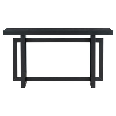 59.1'' Painted Entryway Table With Pine Veneer
