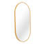Miroir ovale mural en métal-1667419003