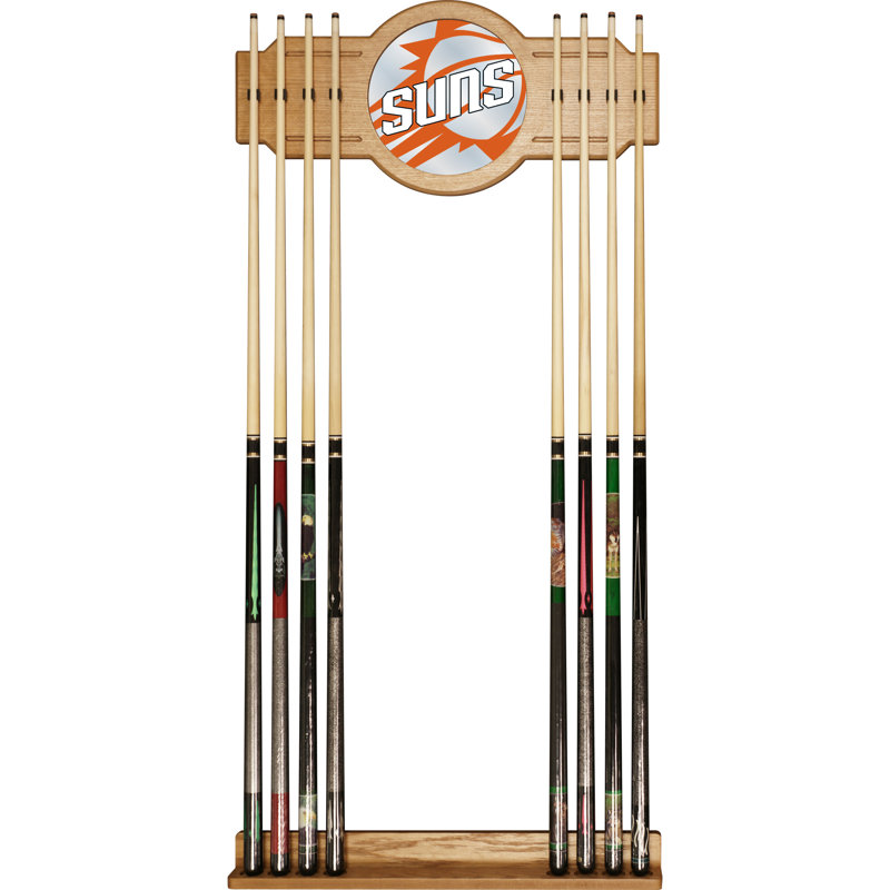 Trademark Global Pool Cue Rack, Phoenix Suns, 30"L x 12"W