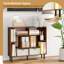 Open Bookshelf Modern Geometric Bookcase-1365791271