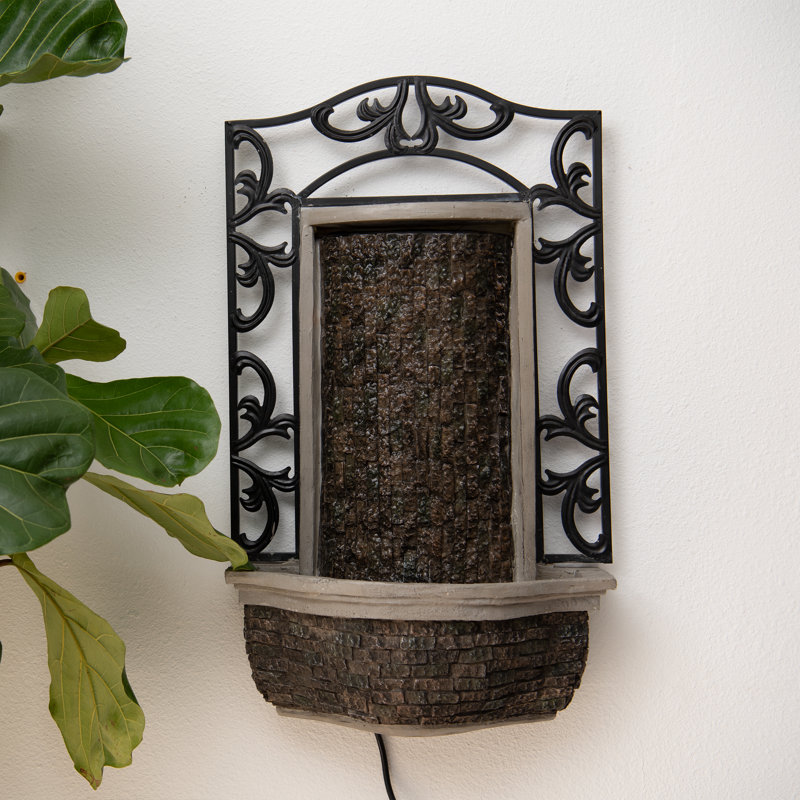 Cailah Weather Resistant Wall Base Fountain