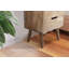 33cm W Solid Wood Bedside Table