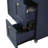 Quadira 36" Modern Blue Free-Standing Single Bathroom Vanity Set with Storage