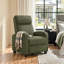 Fauteuil inclinable manuel moderne et doux au toucher, recouvert de tissu velours côtelé-1903143838