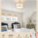 20" Gold Fandelier Ceiling Fan with Light, Fabric Boho Chandelier Ceiling Fans with Lights Remote Control, Mid-Century Modern Caged with 6 Speeds for Bedroom, Nursery