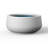16 in. Large Pearl White(Upgraded Interior) Concrete Round Planter / Pot, Curvy Planter Bowl with Drainage Holes-650961502-650961314