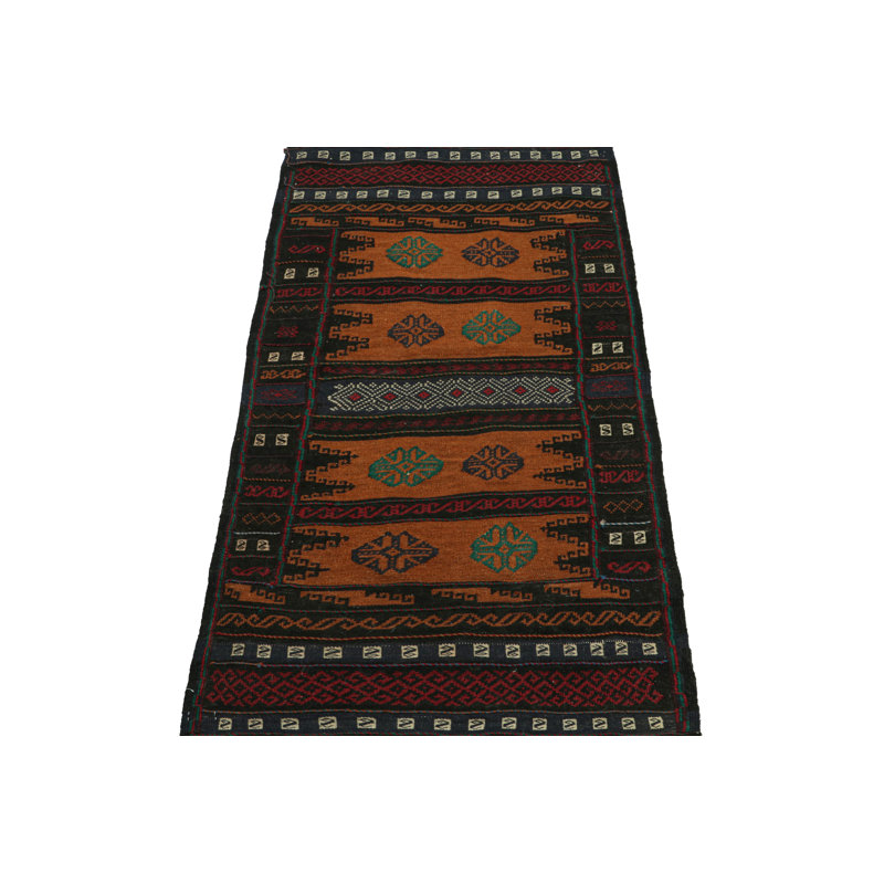 Hand Woven Silk and Wool Area Rug