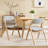 Elegantly Designed Foldable Bistro Dining Chairs With Wooden Backs And Plush Padded Seats – Perfect For Kitchens, Weddings, And Picnics-1031559500-1031559504