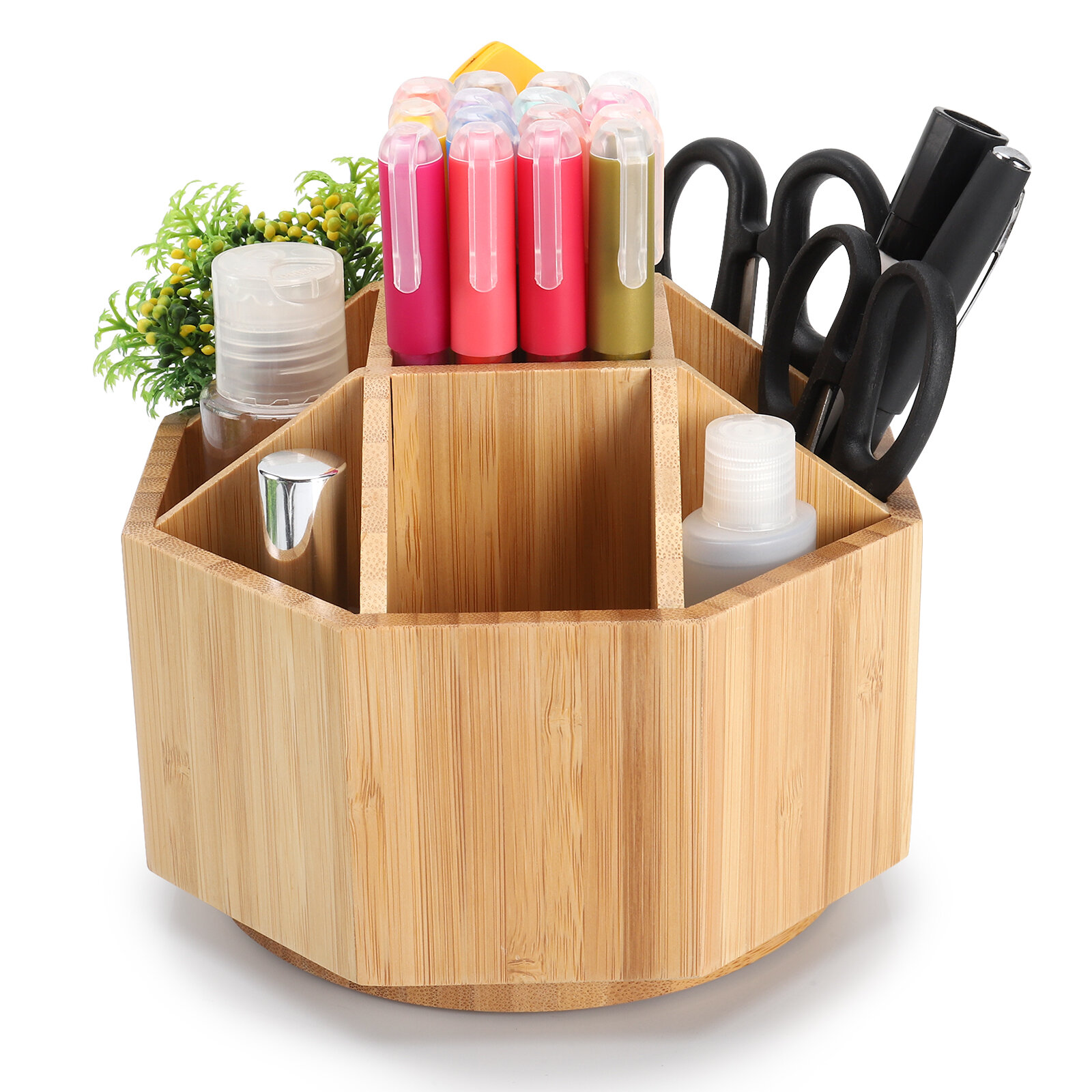 Art Supply Storage and Organizer - 360° Spinning Pen Holder and