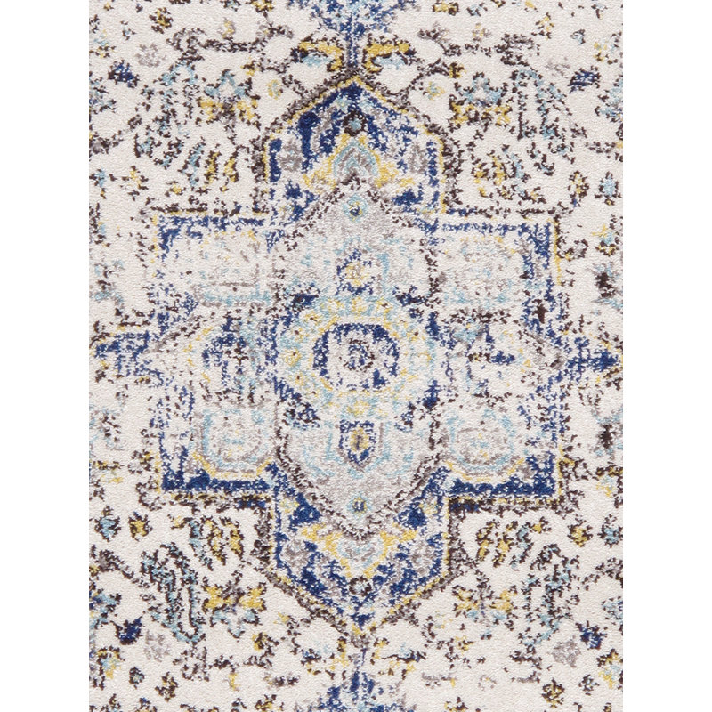 Handmade Chelsea Gray Synthetic 5' x 7' Stain-Resistant Area Rug