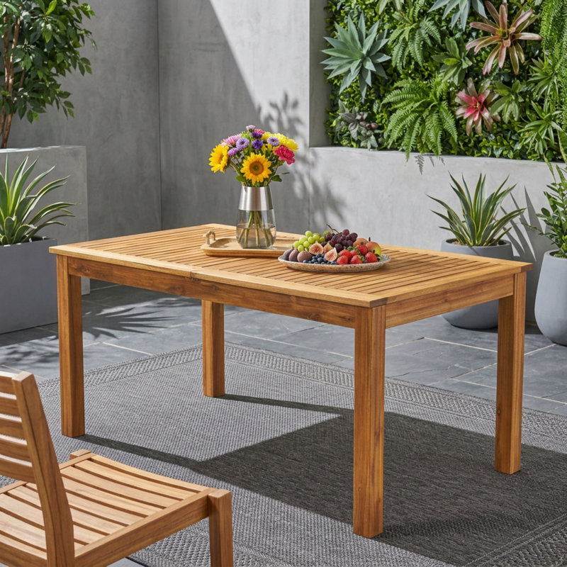 Table de salle à manger extensible Modern Natural