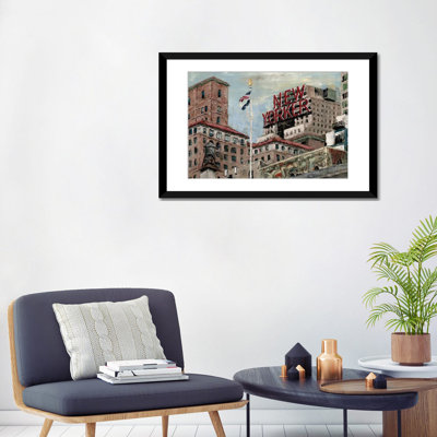«New Yorker», reproduction sur toile