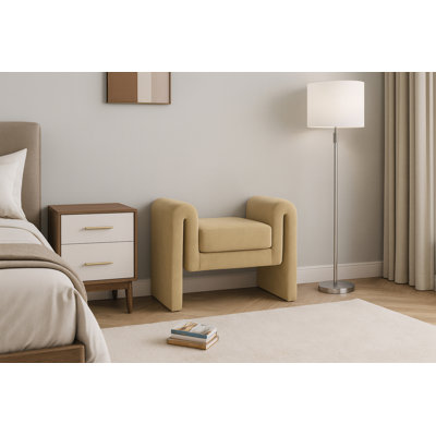 Banc avec revêtement