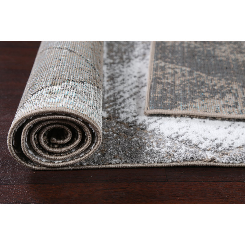 Tapis turc oriental à motif treillis Braelyne, Rectangle 9 pi 10 po x 13 pi 1 po
