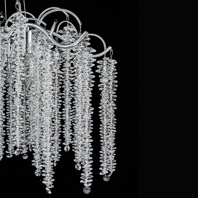 Lustre en cristal Glori, Chrome