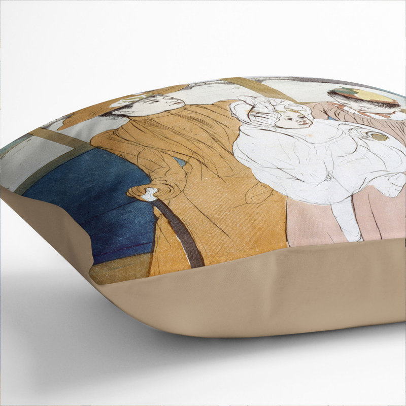 Square Cushion, 55cm H x 55cm W x 20cm D, Stone