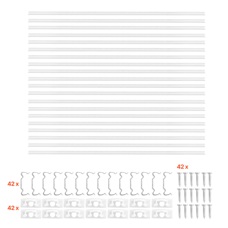 Rail en aluminium 3,3 V / 1M en forme de V à DEL, avec couvercle laiteux, embouts et pinces de fixation, profil en aluminium pour installation de bandes lumineuses à DEL, installation facile, pour comptoir sous l'armoire