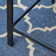 Metal Outdoor 160.02cm Stool with Cushion