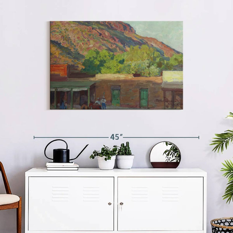 Lelar Adobe Town 1915, 24" H x 36" W