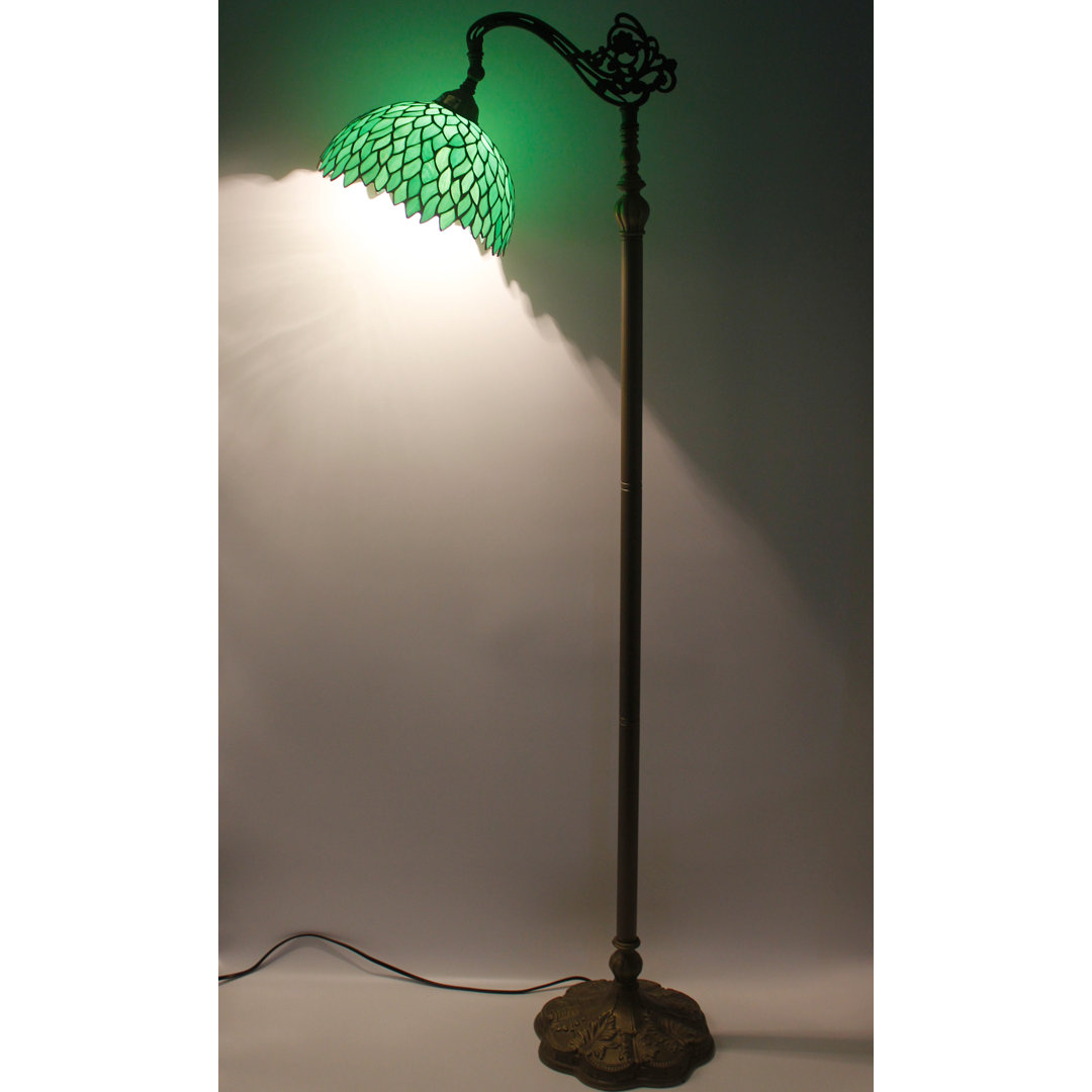 Airabelle 64'' Bronze Antique Arched Floor Lamp Bloomsbury Market