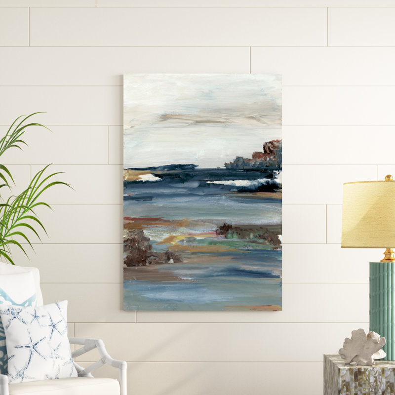 "Générosité III" par Lila Bramma, reproduction d'art sur toile, H 37,625 po x l 25,625 po x P 1 po, Cadre blanc