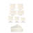 Cascade Velvet Solid Colour  Comforter Set 8 Piece-98194646-98194653