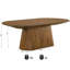 Table de salle à manger en bois massif Andreacchio -1240945698