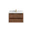 Meuble-lavabo simple 36 po avec plateau en marbre Shafon