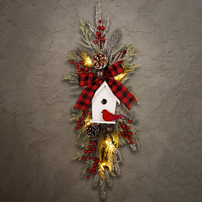 Lighted Faux Mixed Assortment Swag
