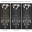 Luminaire suspendu 3 lumières Modern