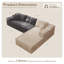 Canapé modulaire Boneless-453827256