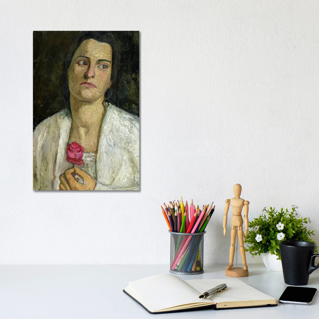 The Sculptress Clara Rilke-Westhoff, 1905 by Paula Modersohn-Becker - Wrapped Canvas Painting
