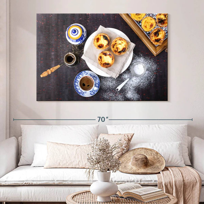 Yarlin Pastel De Nata Dessert, H 34 po x l 51 po