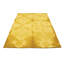 Tapis moderne touffeté à la main jaune doré 5X8 Shallu