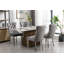 Collection Nikki, chaise de salle à manger rembourrée en velours de bois massif avec pieds en acier inoxydable chromé, garniture cloutée, ensemble de 2, noir et chrome, SW1701BK-1960688722-1960688720