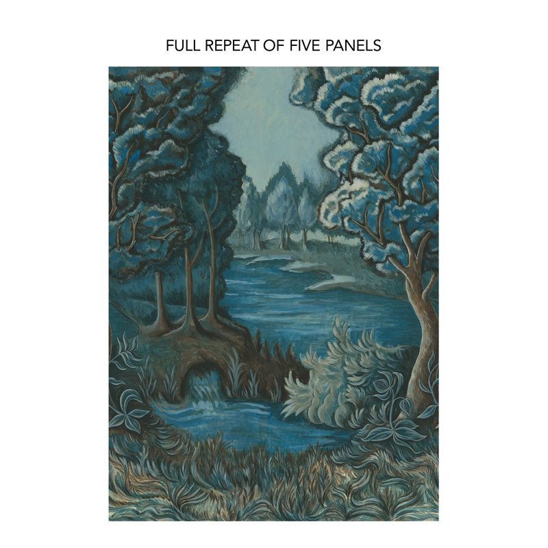 Tapestry Mural | Indigo / Pre-pasted / Mural - 90" x 124"